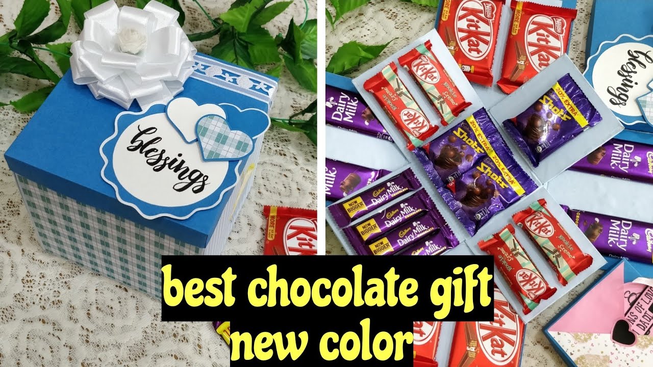 How to make chocolate explosion box at home / diy gifts