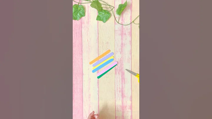 Ice Cream Stick Craft 🎀| Popsicle Stick DIY Wall Hanging Decor #shorts #ytshorts #diy #hueartcraft