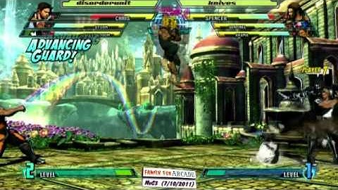 FFA MvC3 Tournament(7-10-11) m16 Disorderunit vs Knives