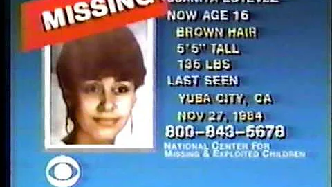 CBS Missing Child PSA: Juanita Estevez, 1985