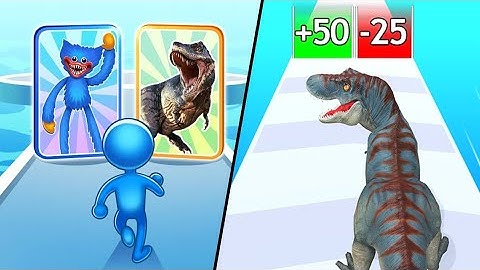Monster Run Battle Squad | Dinosaur Evolution Dino Run/All Level Gameplay: Android,iOS - New APK Mod