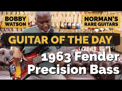 guitar-of-the-day:-1963-fender-precision-bass-|-guest-host:-bobby-watson