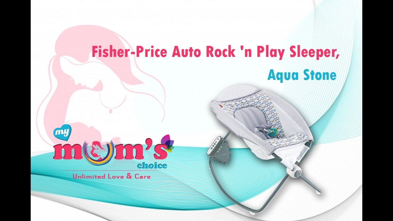 fisherprice newborn auto rock'n play sleeper aqua stone fashion