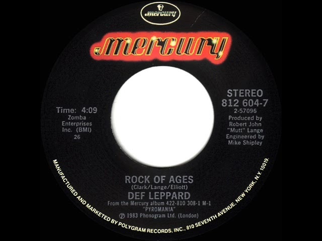 1983 HITS ARCHIVE: Rock Of Ages - Def Leppard - YouTube
