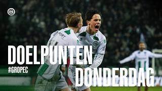 VAN BERGEN met de knal! | Doelpunten Donderdag #GROPEC