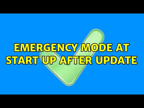 Ubuntu: emergency mode at start up after update (2 Solutions!!)