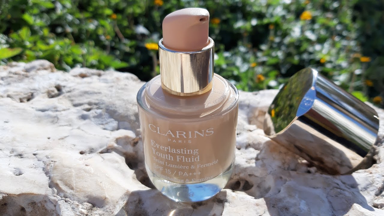 Clarins Everlasting Youth Fluid| Тестирую тональный крем