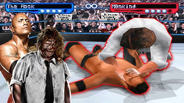 WWF SMACKDOWN PS1 - The Rock Vs Mankind