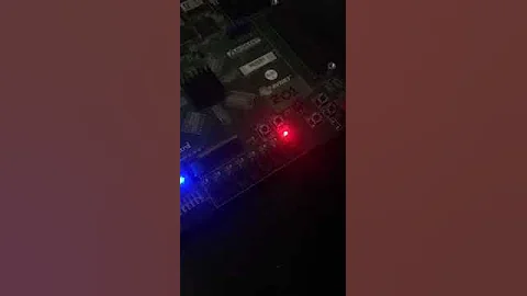 LEDs counter on FPGA Xilinx