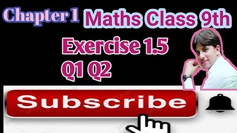 Maths Class 9th Exercise 1.5 Q1 Q2 Determinants of a matrix Singular and Non Singular matrix