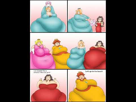 Peach,Daisy,Rosalina and Pauline Weight Gain