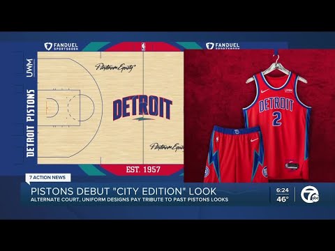 Detroit Pistons pay homage with new 'City Edition' jersey