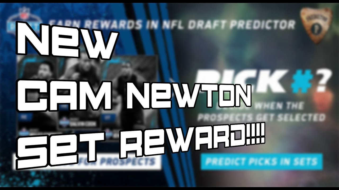 NEW 99 CAM NEWTON DRAFT CARD REWARD!!!! NEW DRAFT PREDICTOR SETS!!!!