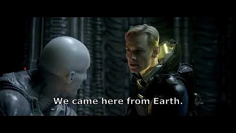 What David Said to the Engineer - Prometheus (short version with subtitles)