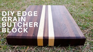DIY Edge Grain Butcher Block