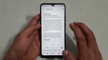 Motorola E13 mein font size change kaise karen, how to change font size in Motorola mobile