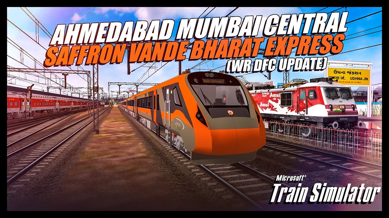 LIVE 22962 AHMEDABAD MUMBAI SAFFRON VANDE BHARAT EXPRESS INDIAN live-22962-ahmedabad-mumbai-saffron-vande-bharat-express-indian