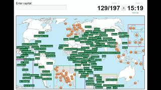 Sporcle: Capitals of the World