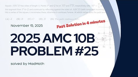 2025 AMC 10B Problem #25 Fast Solution