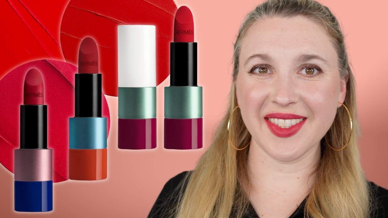 Hermes Rouge Matte Lipstick • Lipstick Review & Swatches