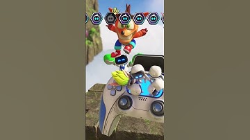 Astro Bot Rescues Crash Bandicoot #astrobot #ps5 #ps5gameplay #crashbandicoot