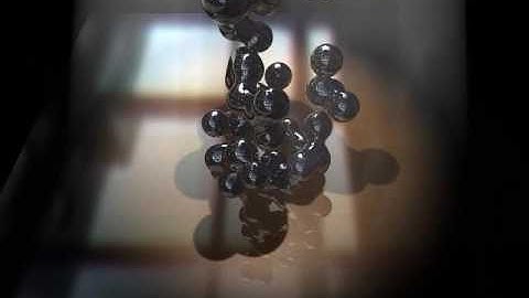 Blender animation - Particle, Meta ball, HDRI test