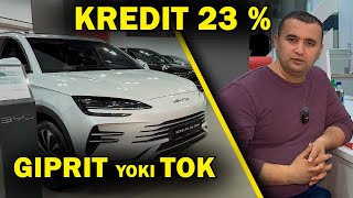 : GIBRITMI YOKI TOK? . BYD Urganch rasmiy diler. 23 % KREDIT TARTIBI QANDAY?