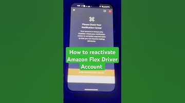 How to reactivate Amazon flex driver account #amazonflex #reactivate #gigeconomy #usa