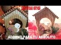 ADORNO NAVIDEÑO PARA TU ARBOLITO DE NAVIDAD FÁCIL Y RÁPIDO