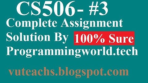 CS 506 assignment 3 solution 2020 ||  cs506 assignment 07/08/2020 || Complete Solution Step by Step
