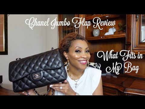 Chanel Jumbo Flap Review  What fits in my bag 