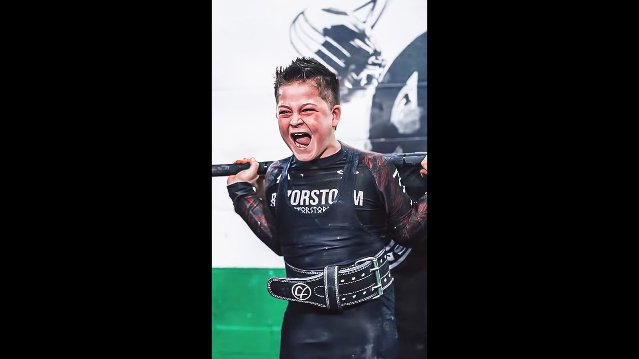 11 Year Old Lifts More Than A Grown Man
