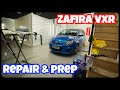 vauxhall zafira vxr rear quater repair & ford escort series 1 Rs turbo front valance repair