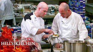 Kevin Catches Gordon's Sneaky Trick | Hell's Kitchen
