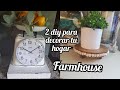 🌌2 DIY dollar tree|decoracion para tu hogar|bascula farmhouse✅.