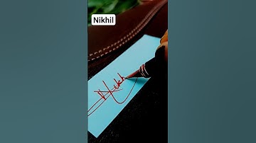 Signature style for Letter N | Signature ideas #calligraphy #signature #signaturestyle #shorts