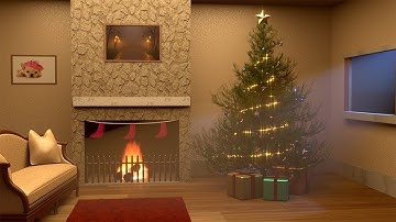 Blender Tutorial- Creating a Christmas Scene In Blender ( Part 2 )