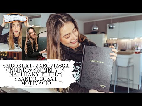 Videó: Hogyan Lehet államvizsgázni