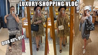 COME LUXURY SHOPPING WITH ME | DIOR SALE 40% OFF | Hermes, Chanel, Louis Vuitton, Prada