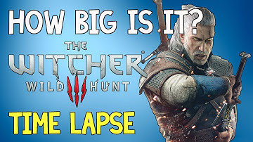How Big is Witcher 3: Wild Hunt | Time Lapse Walk Across The Northern Kingdoms | #12