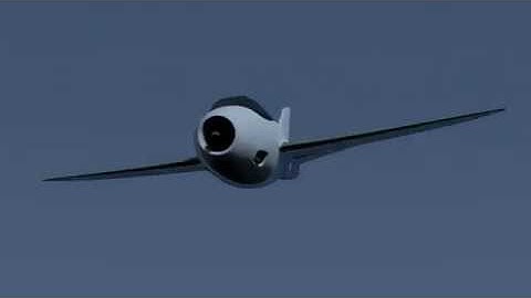 Flight of my First Blender Plane: Video 1