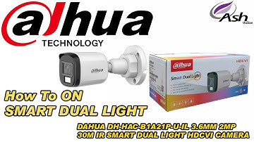 How To ON SMART DUAL LIGHT dahua #dahuatechnolgy #cctvcamera #ash_online