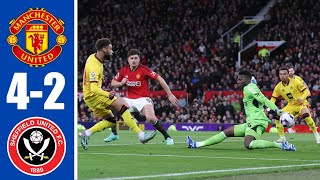 🔴 Man United vs Sheffield highlights: Hojlund, Bruno Fernandes and Harry Maguire goals