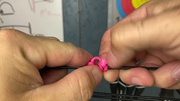 How To Tie a D-Loop // On A Compound Bow