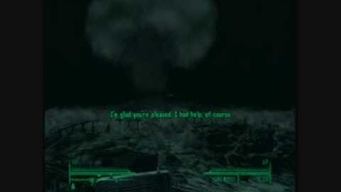 Megaton Nuke Explosion- Night Time (Fallout 3)