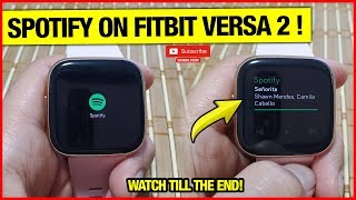 Spotify On Fitbit Sense, Versa 3 & 2