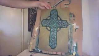 how to paint a 'celtic cross' time lapse screenshot 2