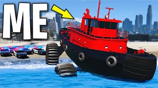 Upgrading to Biggest Boat Car on GTA 5 RP