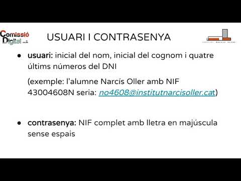 Vídeo: Com Accedir A L’institut Mèdic