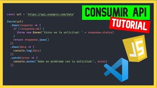 👉cómo CONSUMIR una API con JavaScript - Paso a Paso